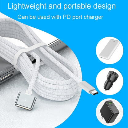 For Macbook Air/Pro Series Type-C To Magsafe 3 Braided Magnetic Cable