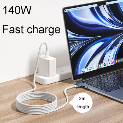 For Macbook Air/Pro Series Type-C To Magsafe 3 Braided Magnetic Cable