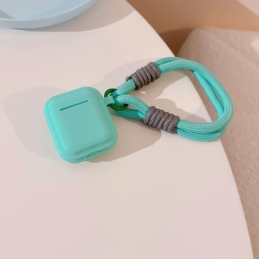 Contrast Color Silicone Earphone Cover With Hand Strap