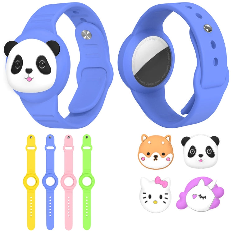 For AirTag Watch Strap Cartoon Cute Anti-lost Device Silicone Protective Cover