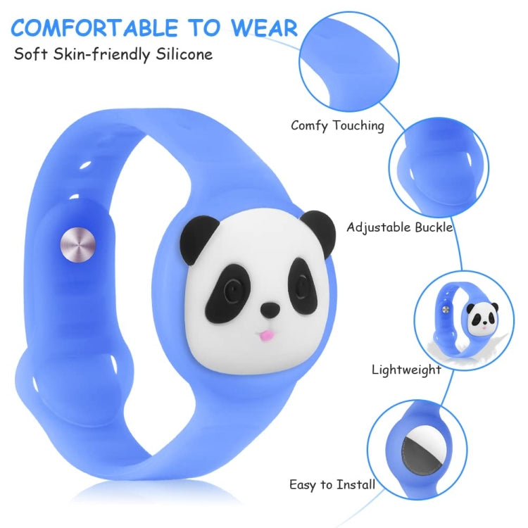 For AirTag Watch Strap Cartoon Cute Anti-lost Device Silicone Protective Cover