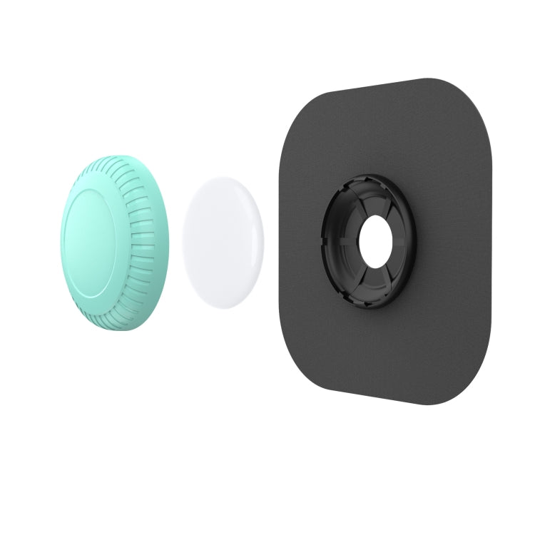 For AirTag 2nd Gen / AirTag 1st Gen Locator Protective Case PC+TPU High-Viscosity Waterproof Cloth Cover