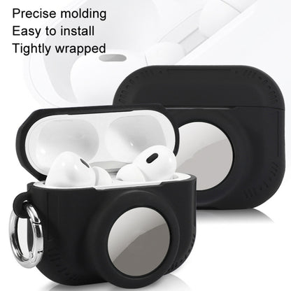 For AirPods Pro 2 / Airtag 2 In 1 All-inclusive Silicone Anti-drop Protection Case