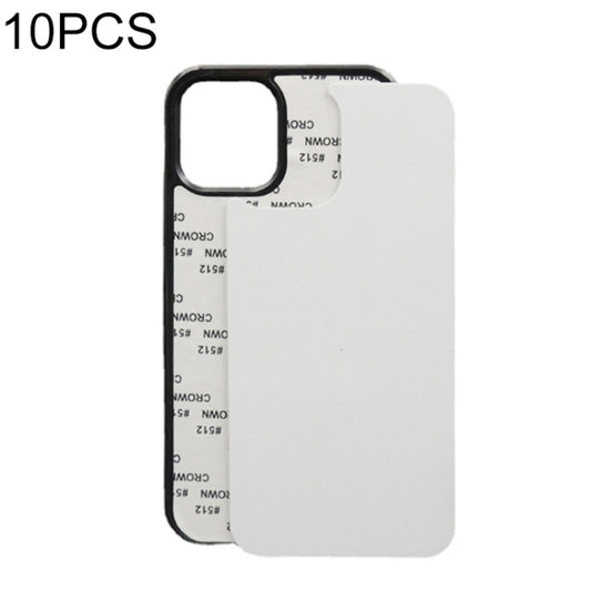 10PCS 2D Blank Sublimation Phone Case, For iPhone 15 Pro, For iPhone 15