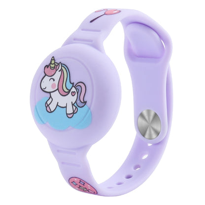 For Airtag Cartoon Watch Strap Locator Silicone Protective Cover Anti-lost Device Case