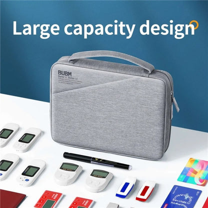 BUBM Digital Storage Package Large Capacity U Disk Bank Card Headset Digital Accessories Bag