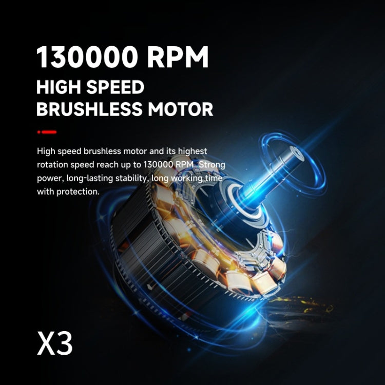 130000R PM52+M/S Brushless Motor Industrial Dust Blowing Turbo Fan