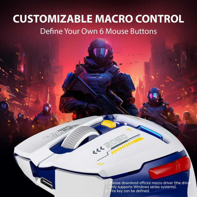 Inphic IN9 Tri-mode Wireless Bluetooth Gaming Office Computer Mouse