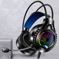YINDIAO Q7 Colorful Light Computer Wired Headset USB Gaming Headset