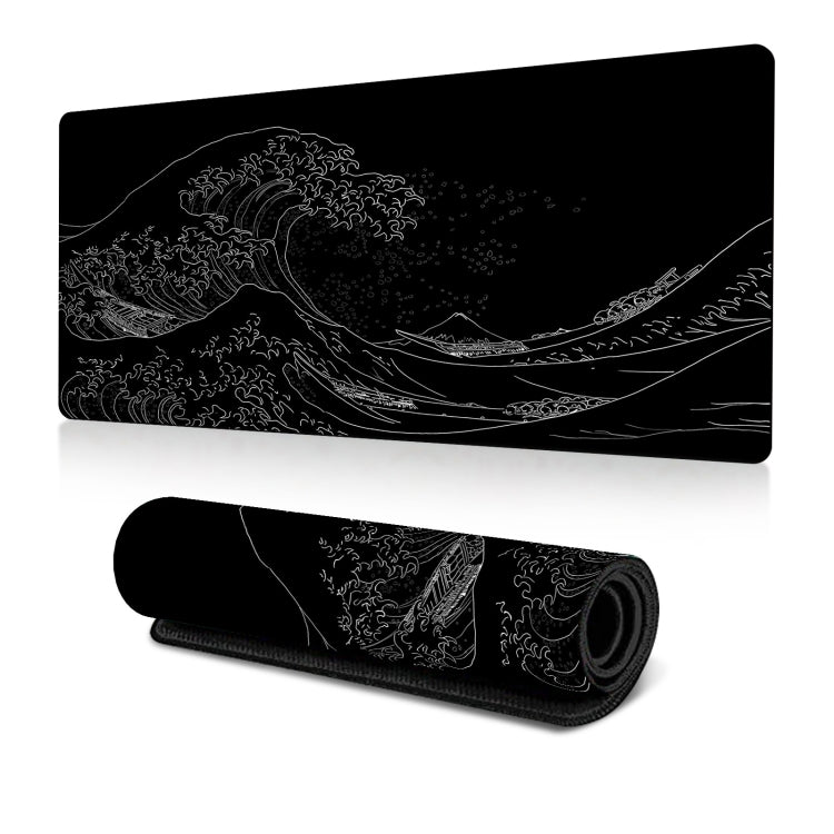 Big Wave Gaming Mouse Pad Non-Slip Rubber Desk Mat