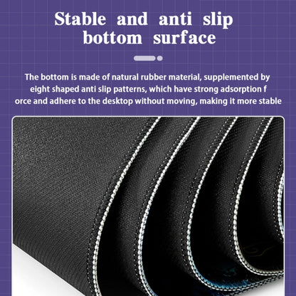 Big Wave Gaming Mouse Pad Non-Slip Rubber Desk Mat, 400x900x3mm