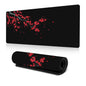 Ink Painting Cherry Blossom Rubber Non-Slip Mouse Pad Desk Mat