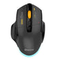 MKESPN W601 Silent Wireless Tri-mode Macro Gaming Mouse Carbon Fiber 12800DPI Bluetooth Mouse