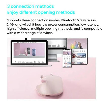 Rapoo Wireless Triple Mode Mice Ergonomic Desktop Laptop Business Office Mouse