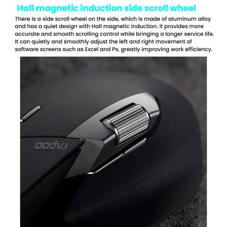Rapoo Wireless Triple Mode Mice Ergonomic Desktop Laptop Business Office Mouse