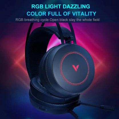 Rapoo VH160 Gaming Headset RGB PC Virtual 7.1 Channel Noise Reduction Headset With MIC
