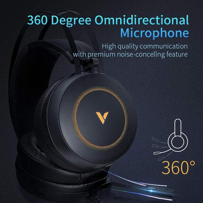 Rapoo VH160 Gaming Headset RGB PC Virtual 7.1 Channel Noise Reduction Headset With MIC