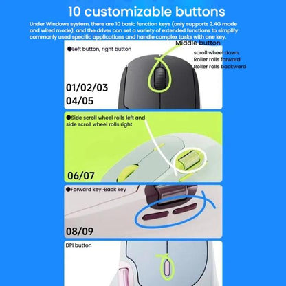 Rapoo MT560 3-Mode Wireless Bluetooth Mouse Ergonomic Desktop Laptop Mouse