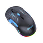 MKESPN W12 Tri-Mode 5-Channel Gaming Mouse 10-Key 10000 DPI Ambidextrous Design RGB Macro Mouse