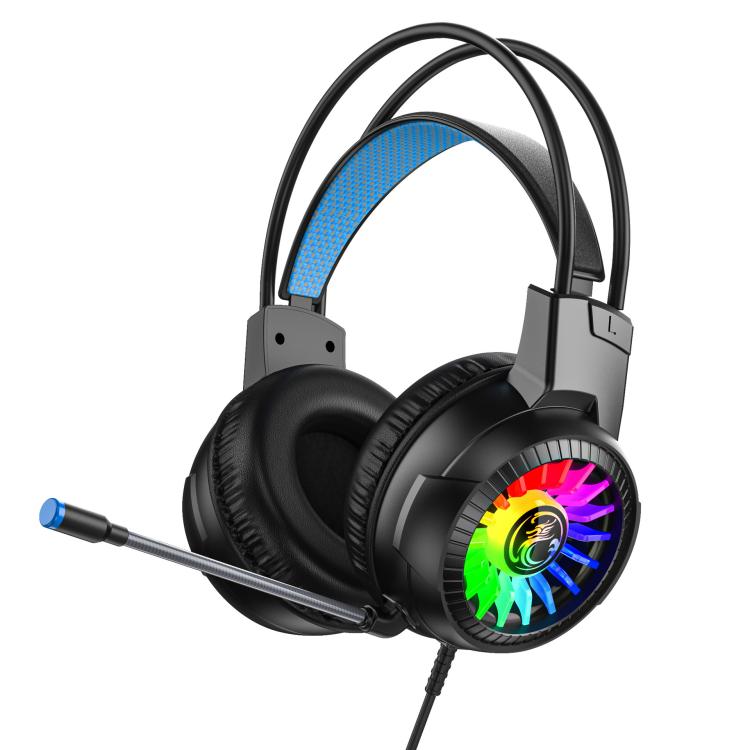 Glowing Headphones Computer Esports Wired Gaming Headset With Microphone