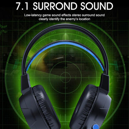 Glowing Headphones Computer Esports Wired Gaming Headset With Microphone