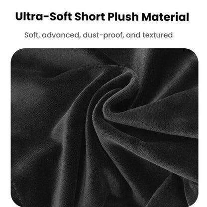 Universal Headphone Storage Case Dustproof Drawstring Bag With Ultra-Soft Short Plush