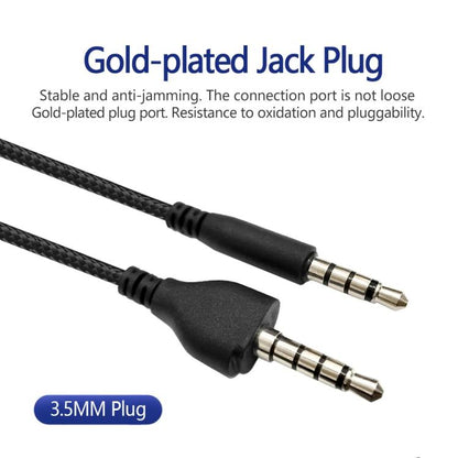 For Alienware AW920H Gaming Headset Cable Audio Microphone Cable