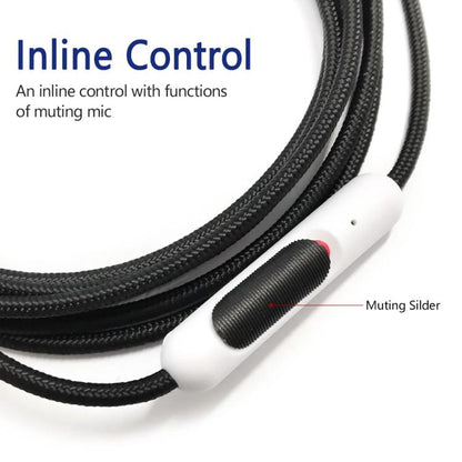 For Alienware AW920H Gaming Headset Cable Audio Microphone Cable