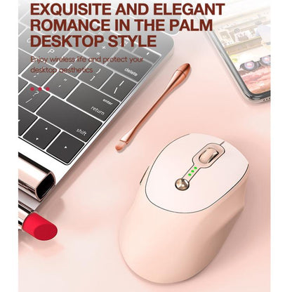 2400 DPI Wireless Mouse USB-C Rechargeable, Milk Tea Color Elegant Design with Battery Indicator, T-WOLF Q7 Single-Mode 2.4G, T-WOLF Q7 Dual-Mode 2.4G+Bluetooth