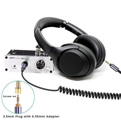 Headphone Spring Audio Cable, For Sony WH-1000XM3 / WH-1000XM2 / WH-1000XM4 / WH-H900N / WH-H800