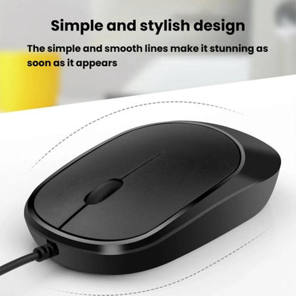 Little Kangaroo DS-919 Anti-Static Anti-Interference Wired Mouse Business Industrial Slim Mouse, PS2 Round Port, USB