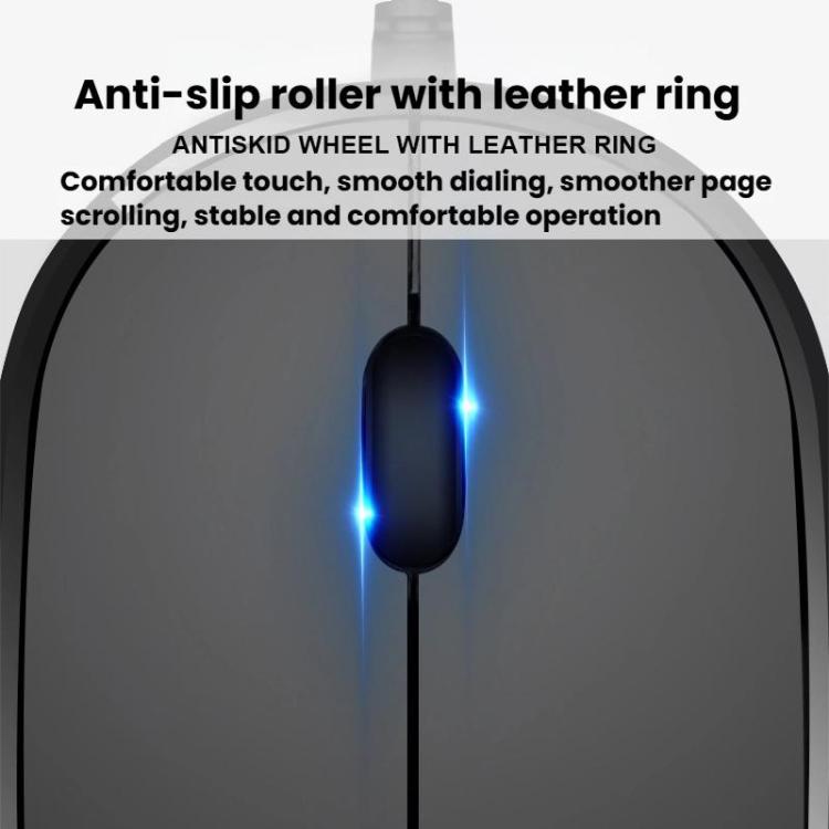 Little Kangaroo DS-919 Anti-Static Anti-Interference Wired Mouse Business Industrial Slim Mouse, PS2 Round Port, USB