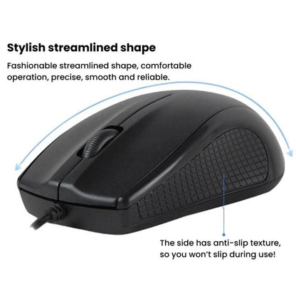 Little Kangaroo DS-911 1200DPI Ambidextrous Wired Laptop Mouse Desktop Mouse For Office & Home Use, DS-911 PS2 Round Port, DS-911 USB