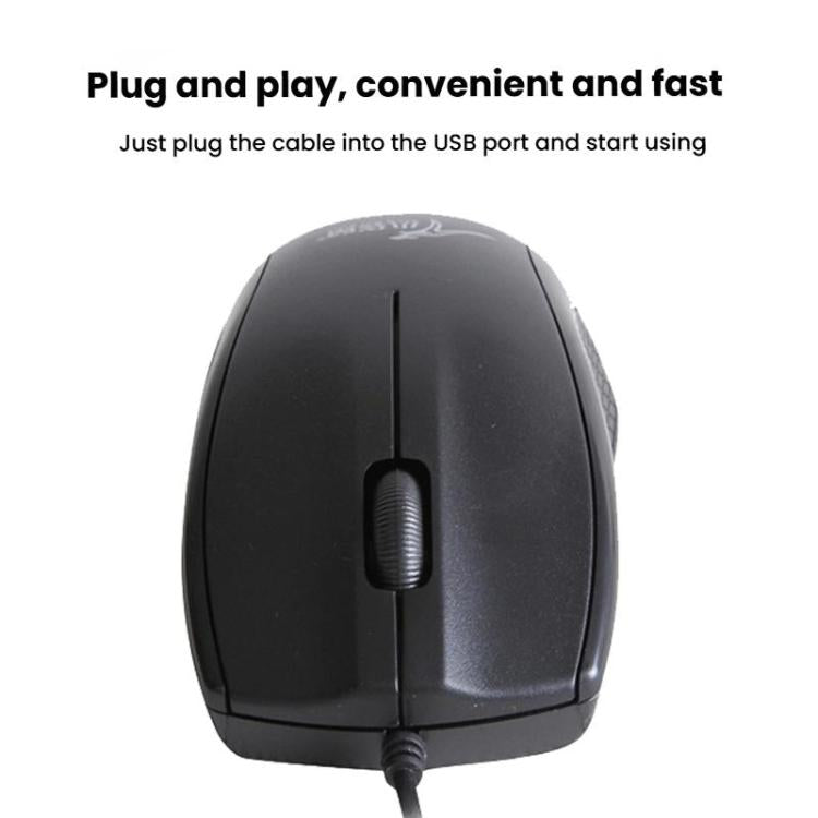 Little Kangaroo DS-911 1200DPI Ambidextrous Wired Laptop Mouse Desktop Mouse For Office & Home Use, DS-911 PS2 Round Port, DS-911 USB