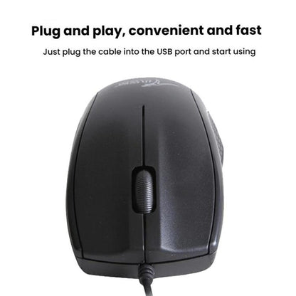 Little Kangaroo DS-911 1200DPI Ambidextrous Wired Laptop Mouse Desktop Mouse For Office & Home Use, DS-911 PS2 Round Port, DS-911 USB