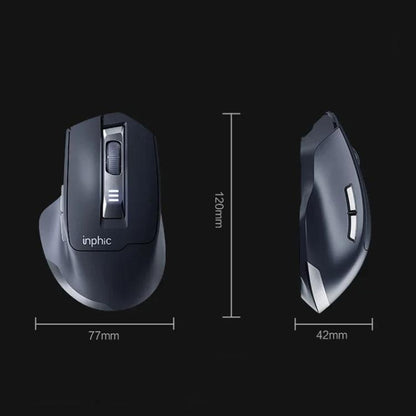 Inphic M9 2.4G Wireless Mouse Business Office Home Ergonomic Mute Computer Mice