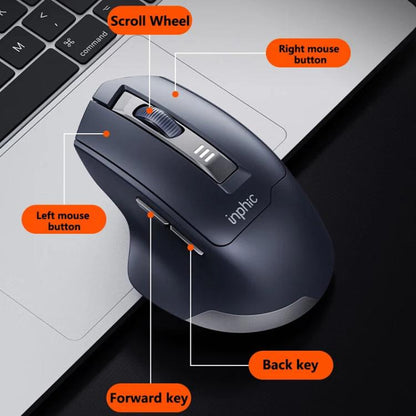 Inphic M9 2.4G Wireless Mouse Business Office Home Ergonomic Mute Computer Mice