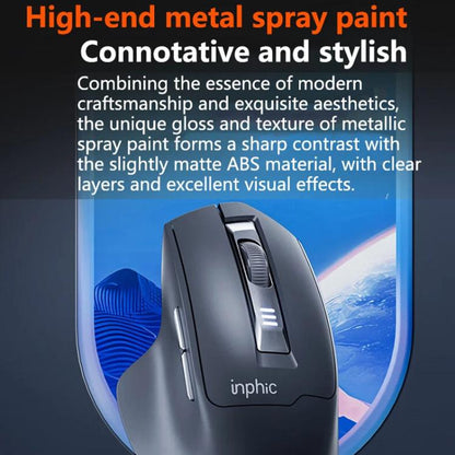 Inphic M9 2.4G Wireless Mouse Business Office Home Ergonomic Mute Computer Mice