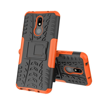 Tire Texture TPU+PC Shockproof Case for Nokia 3.2, with Holder