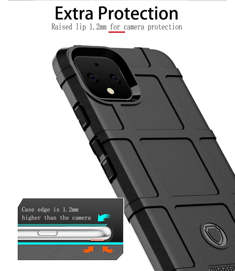 Shockproof Protector Cover Full Coverage Silicone Case for Google Pixel 4