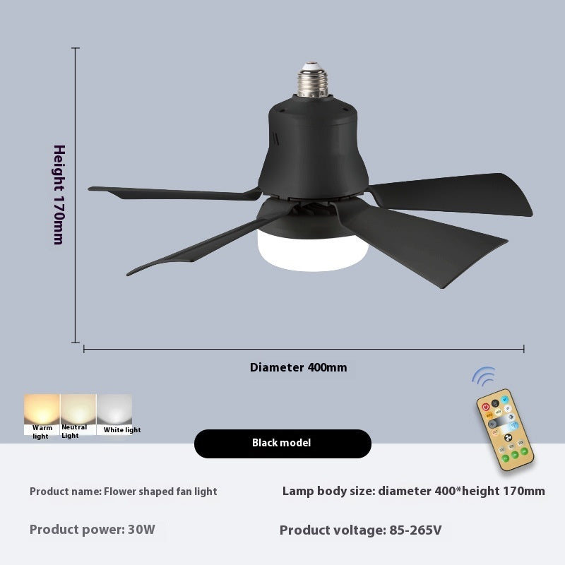 Fan Bulb Integrated Home Dormitory