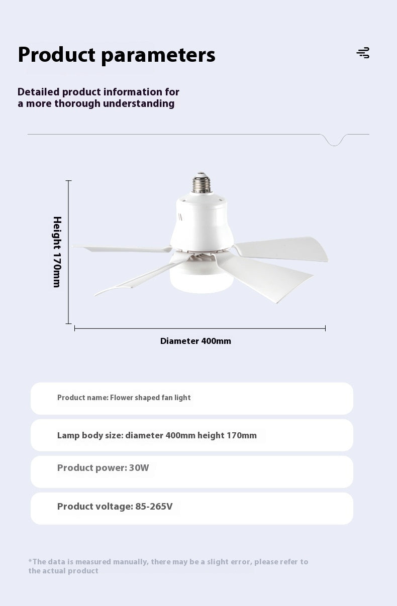 Fan Bulb Integrated Home Dormitory