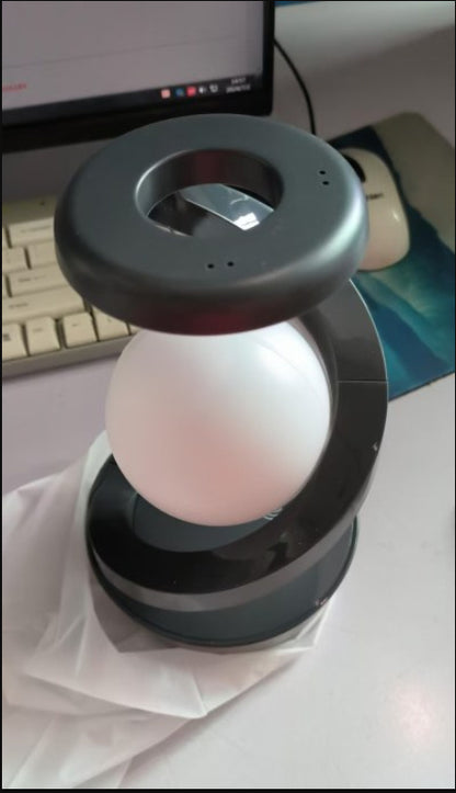 Rotating Moon Desk Lamp with Wireless Charging & Sensor Control